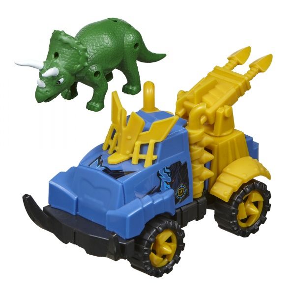 Ігровий набір Road Rippers Машинка і динозавр Triceratops green 20074