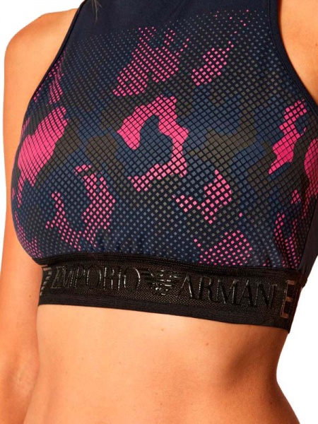 Бра EA7 JERSEY SPORT BRA 6HTH52-TJ8GZ-2541 р.XS синій