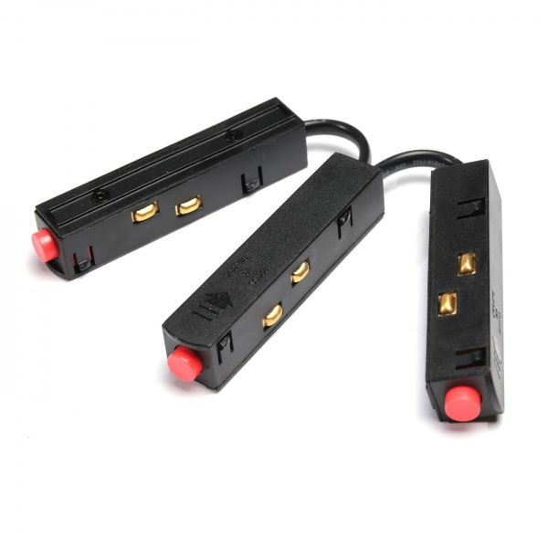 З’єднувач Т-подібний Светкомплект T-CON 300-26 BK чорний 