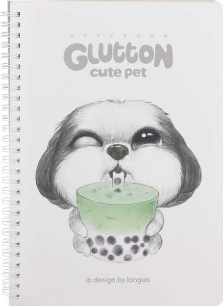 Книга для записей на спирали Домашние любимцы А5