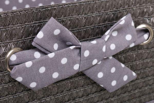 Кошик плетений з текстилем Tony Bridge Basket 40x30x22 см DSA16-6AB-3 