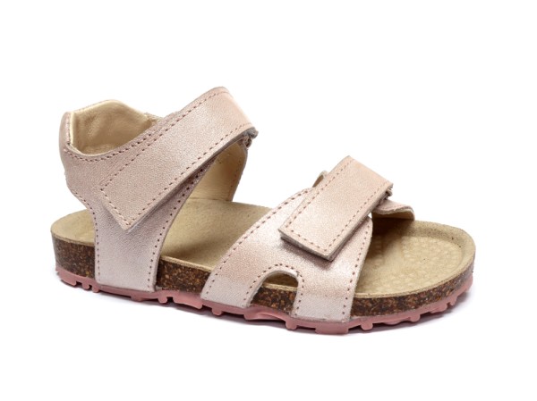 Босоножки для девочек RenBut кожаные на липучках р.29 пудровый 21-3371^-0946-29 