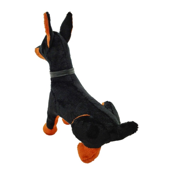 Мягкая игрушка WP Merchandise Доберман Зевс 24 см оранжево-черный FWPDOGZEUS22BG024