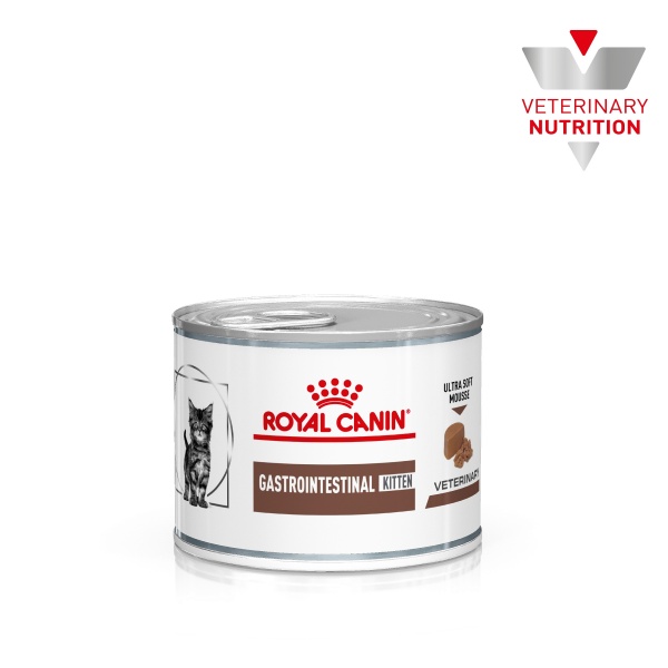 Консерва для кошенят при порушеннях травлення Royal Canin V.D. GastroIntestinal Kitten (паштет) 195 г