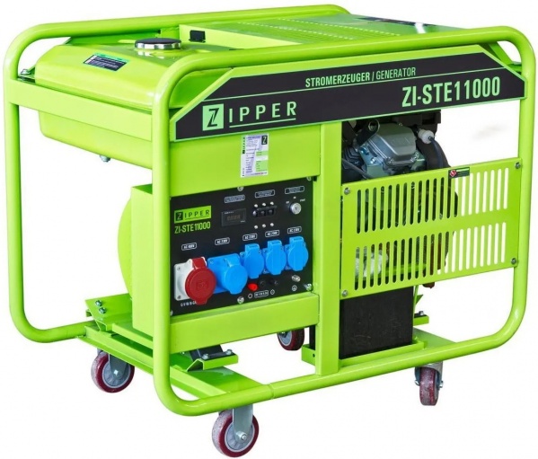 Електрогенераторна установка Zipper 12 кВт / 12 кВт 220 В ZI-STE11000 бензин — фото 1
