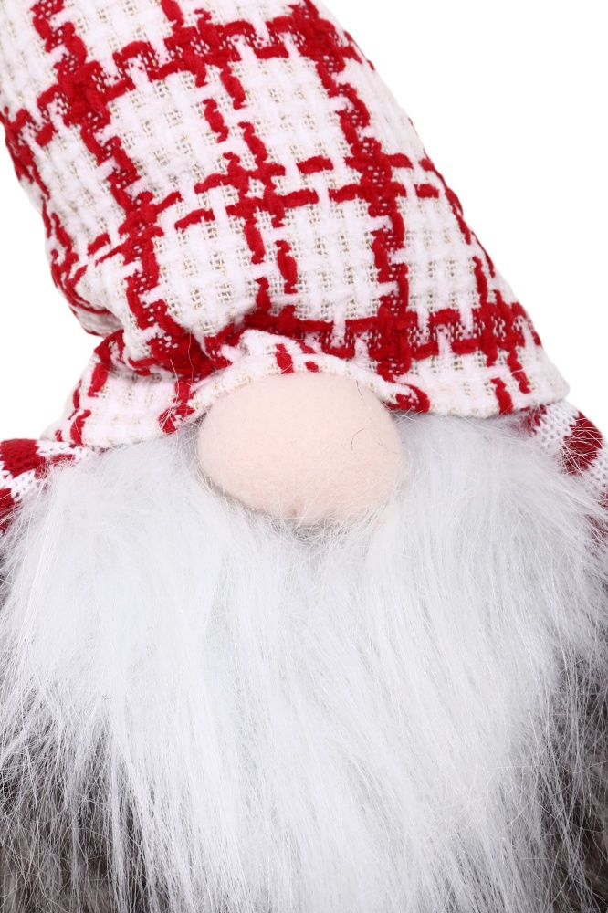 Декорация новогодняя Гномик лисовик что стоит 22х97 см в ассортименте леший AXY2218002AB