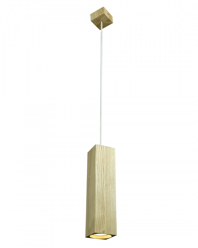 Подвес Iterna Cube P 1xGU10 дерево светлое LW040