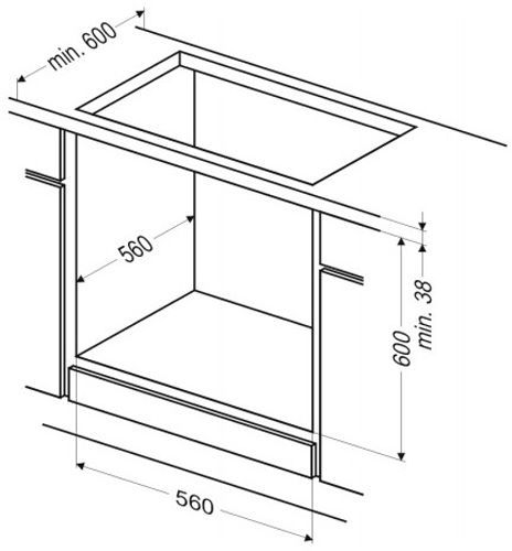 Духова шафа Hansa BOES68411