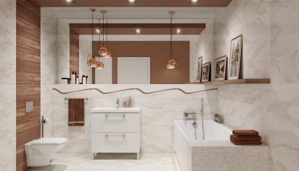 Плитка Opoczno Цар вайт 25x75 