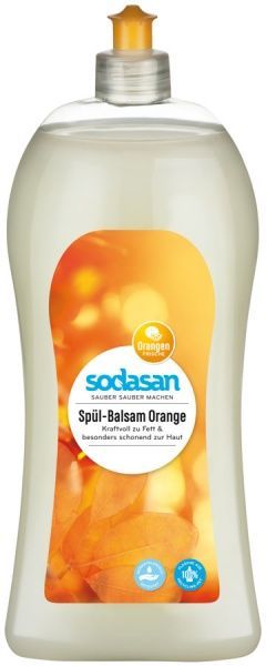 Засіб для ручного миття посуду Sodasan Апельсин 1л