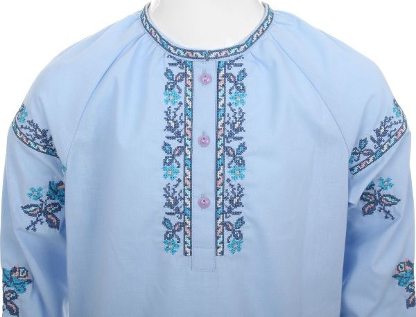 Блуза Эдельвика р.134 голубой 235-17/00 