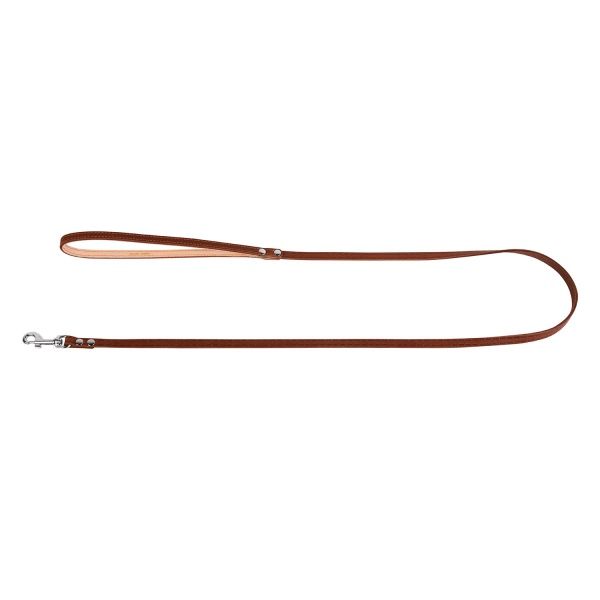 Поводок Collar одинарный не прошитый 0,8х122 см коричневый