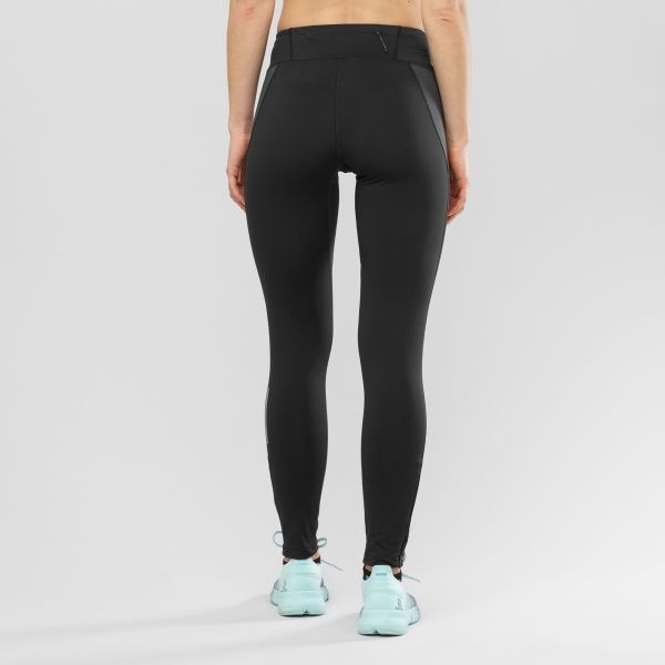 Лосины Salomon AGILE WARM TIGHT W LC1159500 XL черный