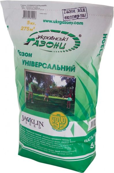Насіння Jacklin Seed газонна трава Універсальний 5000 г