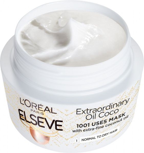 Маска L'Oreal Paris Elseve Роскошь кокосового масла для питания волос 300 мл