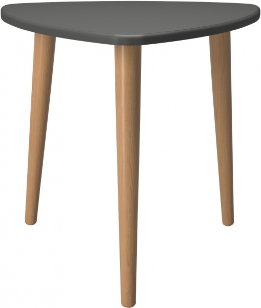 Стол журнальный Голд-1 антрацит 550x550x450мм Луч 