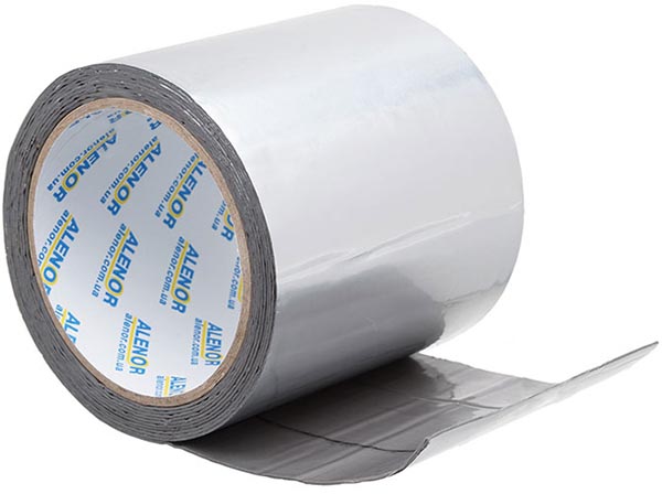 Лента герметизирующая Alenor BF бутиловая 100 мм x 3 м алюминиевая