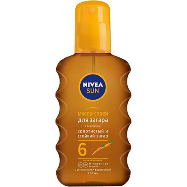 Олія-спрей для засмаги Nivea Золотиста засмага 200 мл