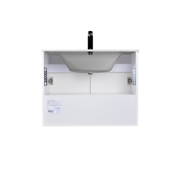 Тумба підвісна Мойдодир Смарт 80-А з умивальником Амальфі 80