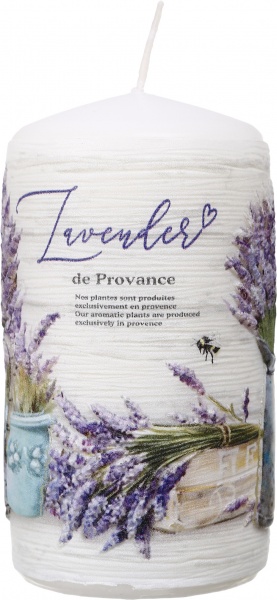 Свічка Циліндр Лаванда 60х110 мм в асортименті Pako-If