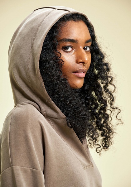 Джемпер Casall PEACHY V-NECK HOODIE 23225-446 р.M коричневий