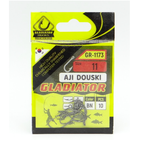 Крючки Gladiator №5 10 шт. Aji Douski 1173 bn