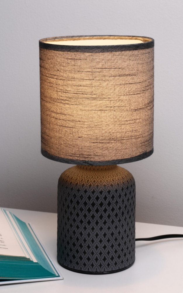 Настольная лампа Sensio 1x40 Вт E14 серый ALT-T-D4208SSG