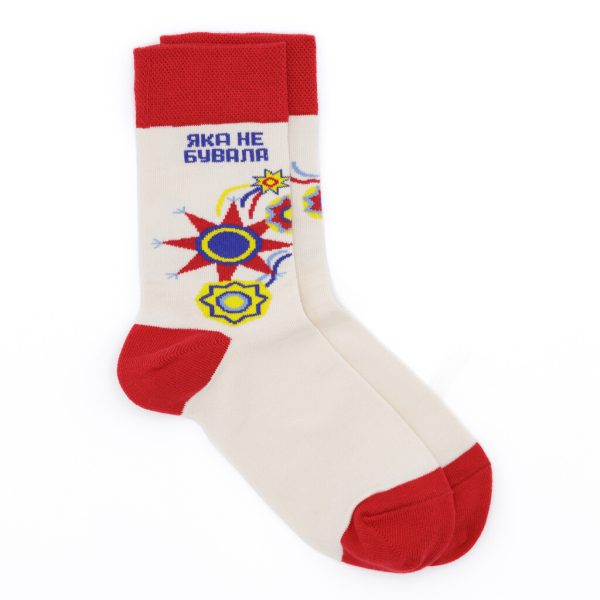 Набір шкарпеток жіночих Leostep Колядники 80060 000 25 р.38-40 червоний 3 шт.