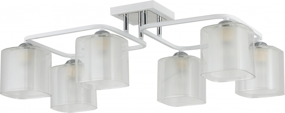 Люстра стельова Sensio Eridanus 6x40 Вт E27 білий ALG-07553/6