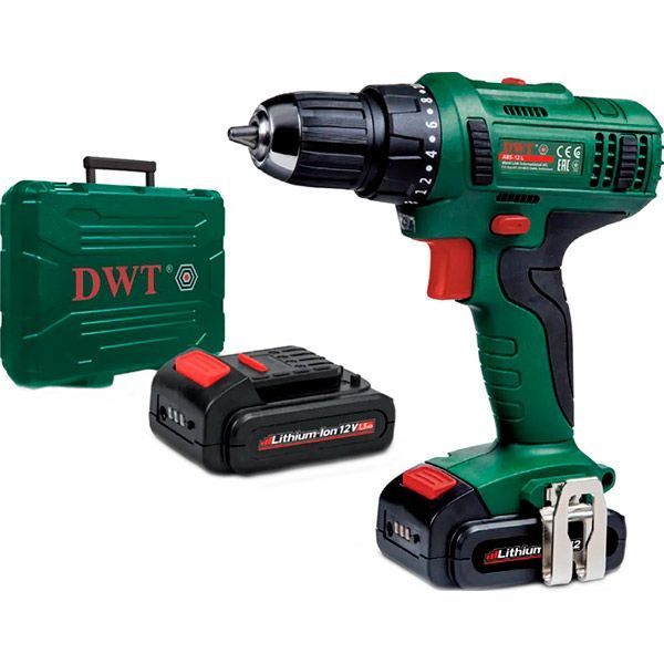 Шуруповерт акумуляторний DWT ABS-12 L-2 BMC