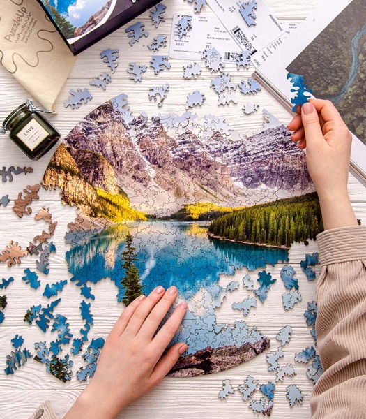 Пазл дерев'яний Банф 50 см PuzzleUp 