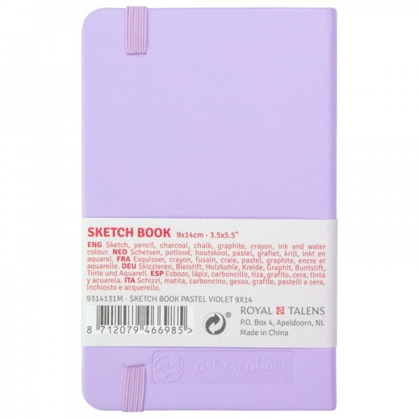 Блокнот для графики Rosa Talent Pastel Violet 9x14 см 9314131M 
