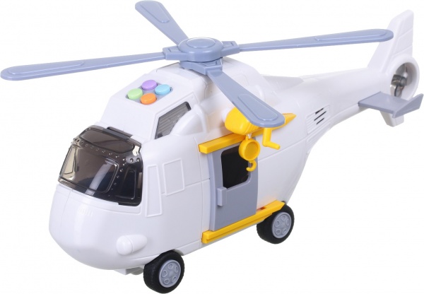 Игровой набор Shantou Пожежний вертоліт-гараж зі звуковими ефектами OTB0581802