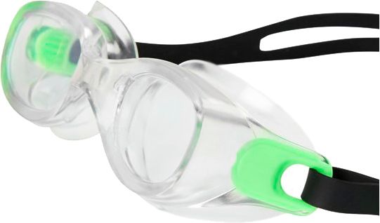 Очки для плавания Speedo 8-10898B568 Futura Classic 8-10898B568 one size черный с зеленым