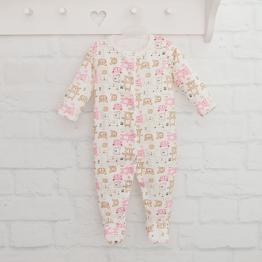 Комбинезон детский для девочки Blanka Мишки р.68 розовый