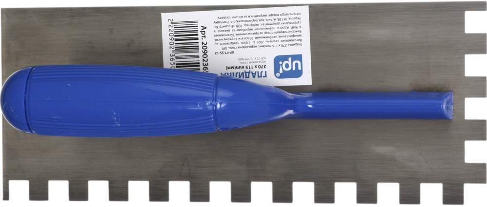 Гладилка зубчатая UP! (Underprice) 270х115 мм UP-PT-SS-12