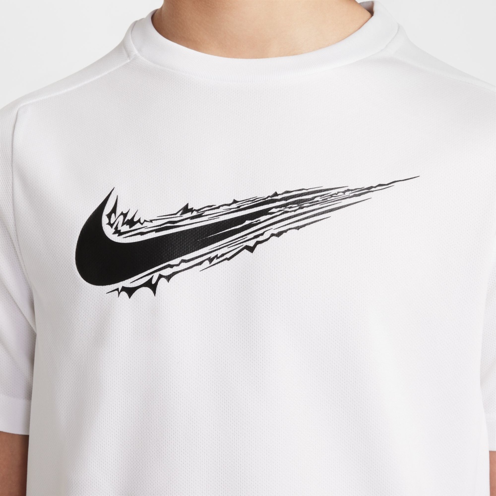 Футболка Nike B NK DF MULTI SS TOP HBR HF8100-100 р.XL белый