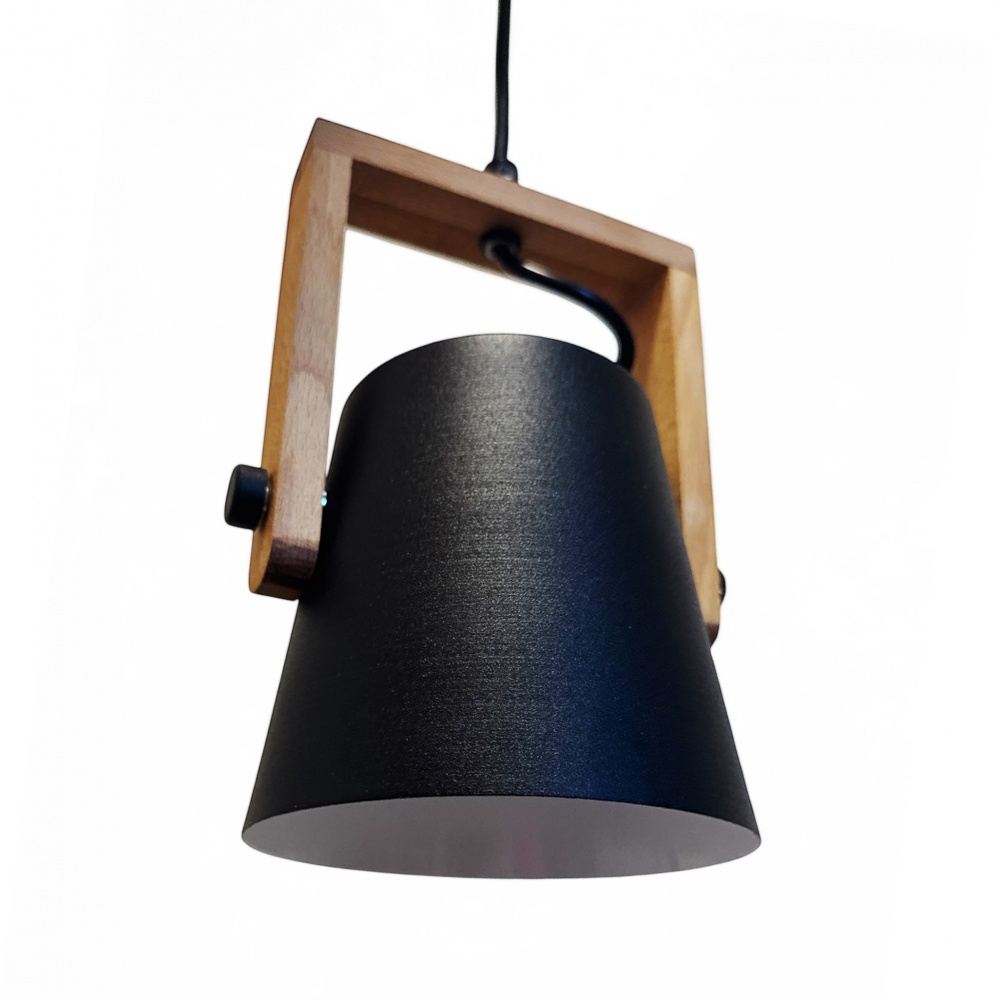 Світильник підвісний LIGHT SET VOLOSHKA RL 1xGX53 чорний/дерево