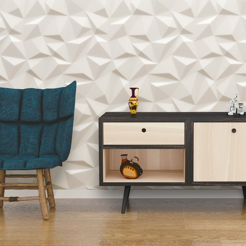 3D-панель гипсовая BeautyWalls VERTEX армированная 1.44 кв.м