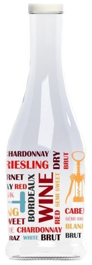 Бутылка с крышкой Грааль 1л, Вино Everglass