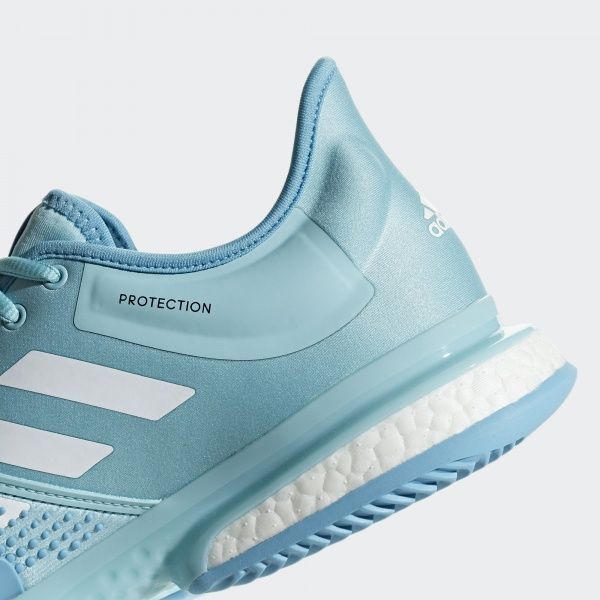 Кроссовки Adidas SoleCourt Boost M x Parley CG6339 р.9,5 бирюзовый