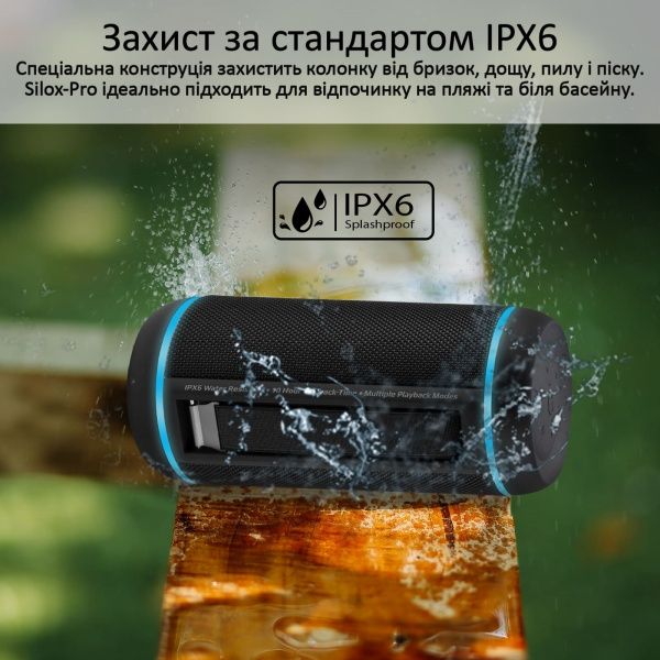 Портативна колонка Promate Silox-Pro 30W IPX6 2.0 black 
