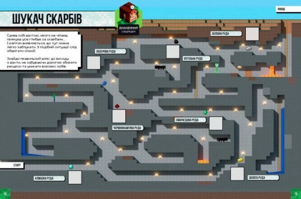 Книга Крейг Джеллі «Minecraft Cтікер-бук для режиму Виживання» 978-617-768-806-7