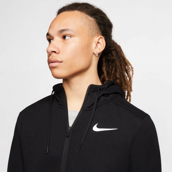 Джемпер Nike M NK DRY HOODIE FZ FLEECE CJ4317-010 р. L чорний