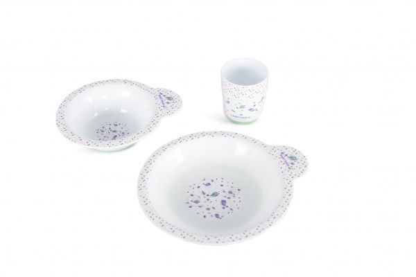 Набір дитячого посуду Baby Team 3 предмети