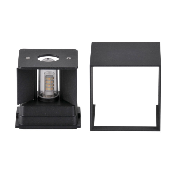 Бра Polux Kioto 1x6,5 Вт G9 чорний 