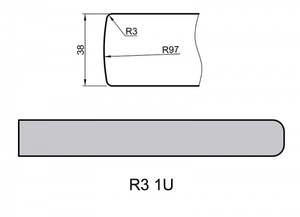 Столешница Swiss Krono 1041/WG 3050x600x38 мм дуб вечный