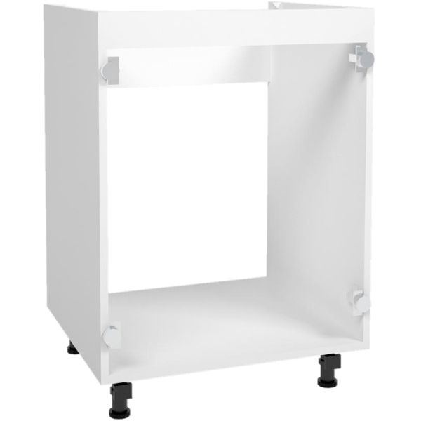 Тумба нижня під мийку МС Варшава Нм 60/82/45 ясень шимо світлий Грейд