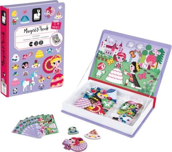 Игра настольная Janod Magneti'book Принцессы J02725