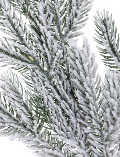 Декорація новорічна Гілка хвойна засніжена 62 см EPI-EYK6-1589 